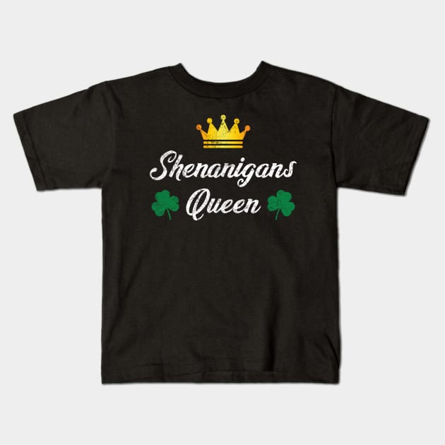 Shenanigans Queen Kids T-Shirt by KawaiiAttack